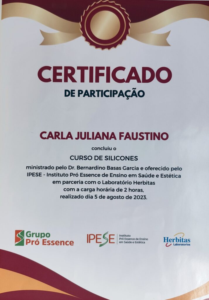 Curso de Silicones.
05_Agosto_2023.